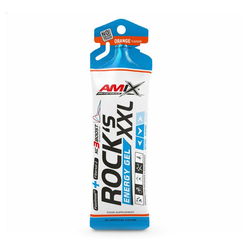 Передтренувальний комплекс Amix Nutrition Performance Amix Rock's Energy Gel XXL Free, Апельсин, 65 г
